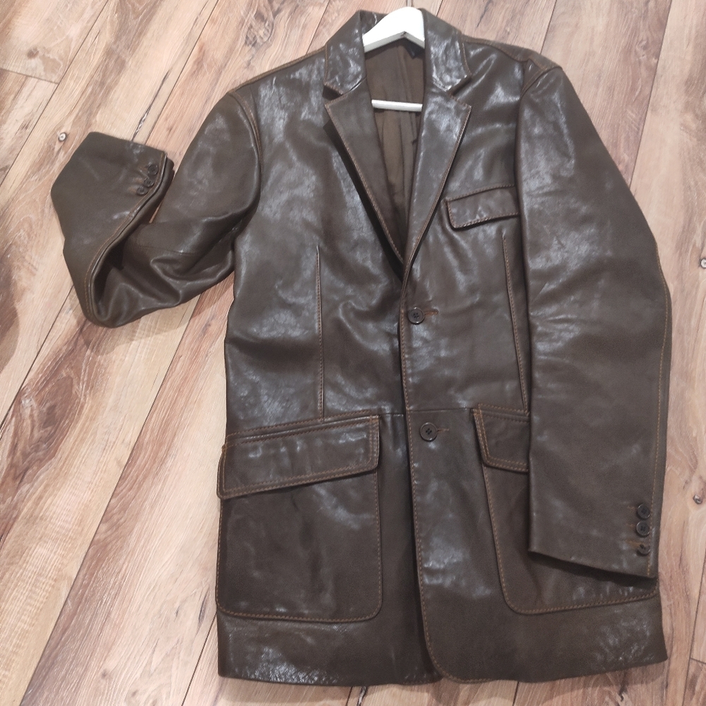 Dkny Luxury Leather Jacket - Picture 14 of 15